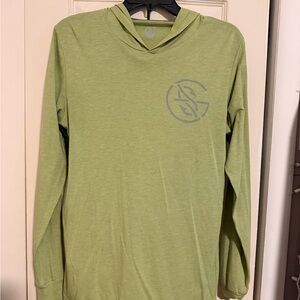 Green Long Sleeve Hoodie